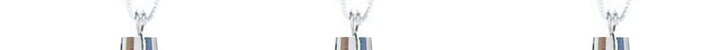 Three clear crystal drop prisms with white hanging ribbons