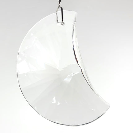 Crystal Suncatcher Large 60mm Clear Half Moon Prism Magnificent Brand