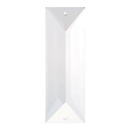 Classic Drop Crystal 3 inches Clear Prism with Two Holes