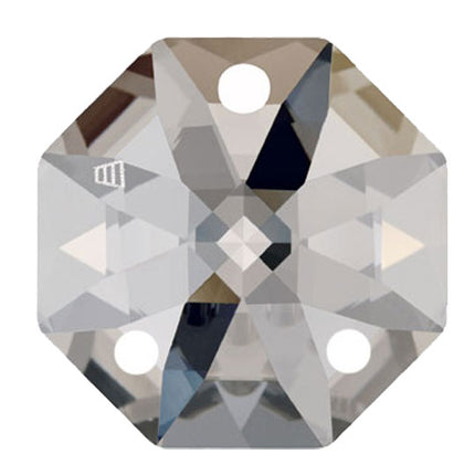 Swarovski Strass Crystal 3 Holes 16mm Silver Shade Octagon Lily Prism