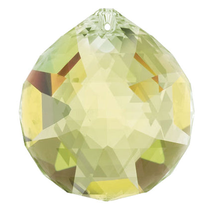 Swarovski Strass Crystal 40mm Light Topaz Faceted Ball prism