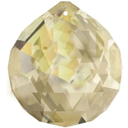 Swarovski Strass Crystal 60mm Golden Teak Faceted Ball prism