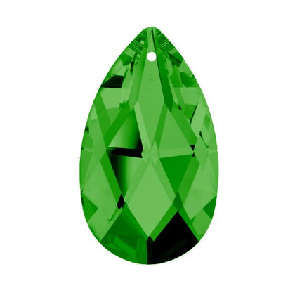 Swarovski Strass crystal 50mm (2 in.) Emerald (Green) Almond prism 