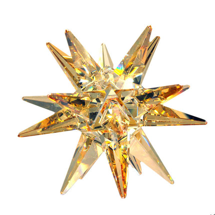 Large 94mm Swarovski Strass Golden Shadow Crystal Star