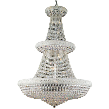 Crystal Chandelier W:51" x H:71" Genuine Magnificent Crystal Prisms 52 Lights-CrystalPlace