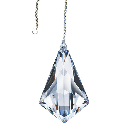 Crystal Suncatcher Vibe Prism 2.5 inch Swarovski Strass Clear