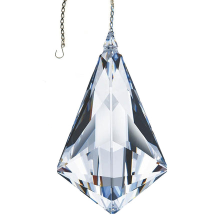 Crystal Suncatcher Vibe Prism 3.5 inch Swarovski Strass Clear