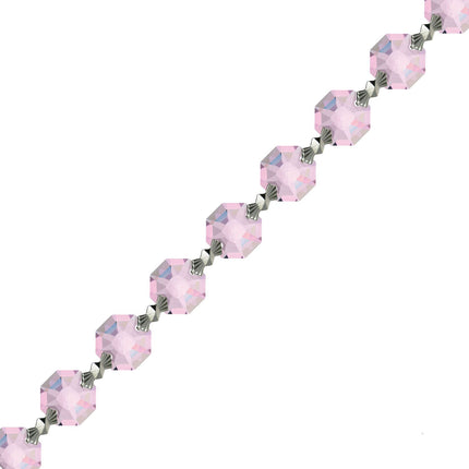 Crystal Garland Swarovski Strass Rosaline Octagon Lily Prisms Crystal Strand