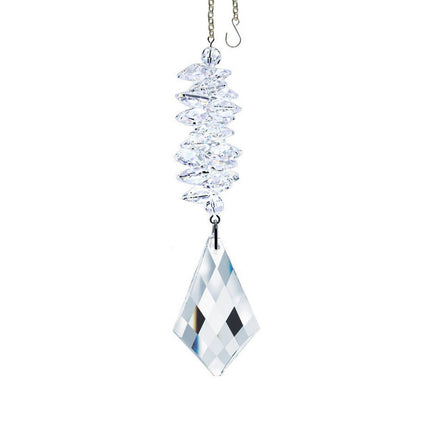 Crystal Ornament 5 inch Suncatcher Kite Prism Clear Rainbow Maker Made with Swarovski crystals
