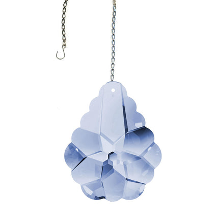 Crystal Suncatcher 2.5-inch Swarovski Strass Blue Shade Arabesque Prism