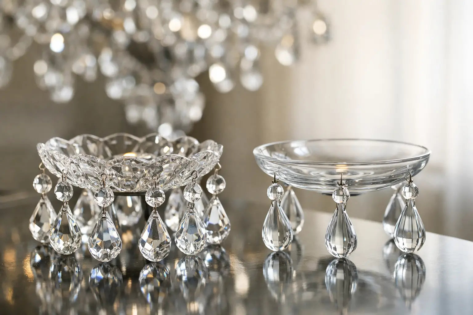Crystal Bobeche vs Glass Bobeche: Key Differences