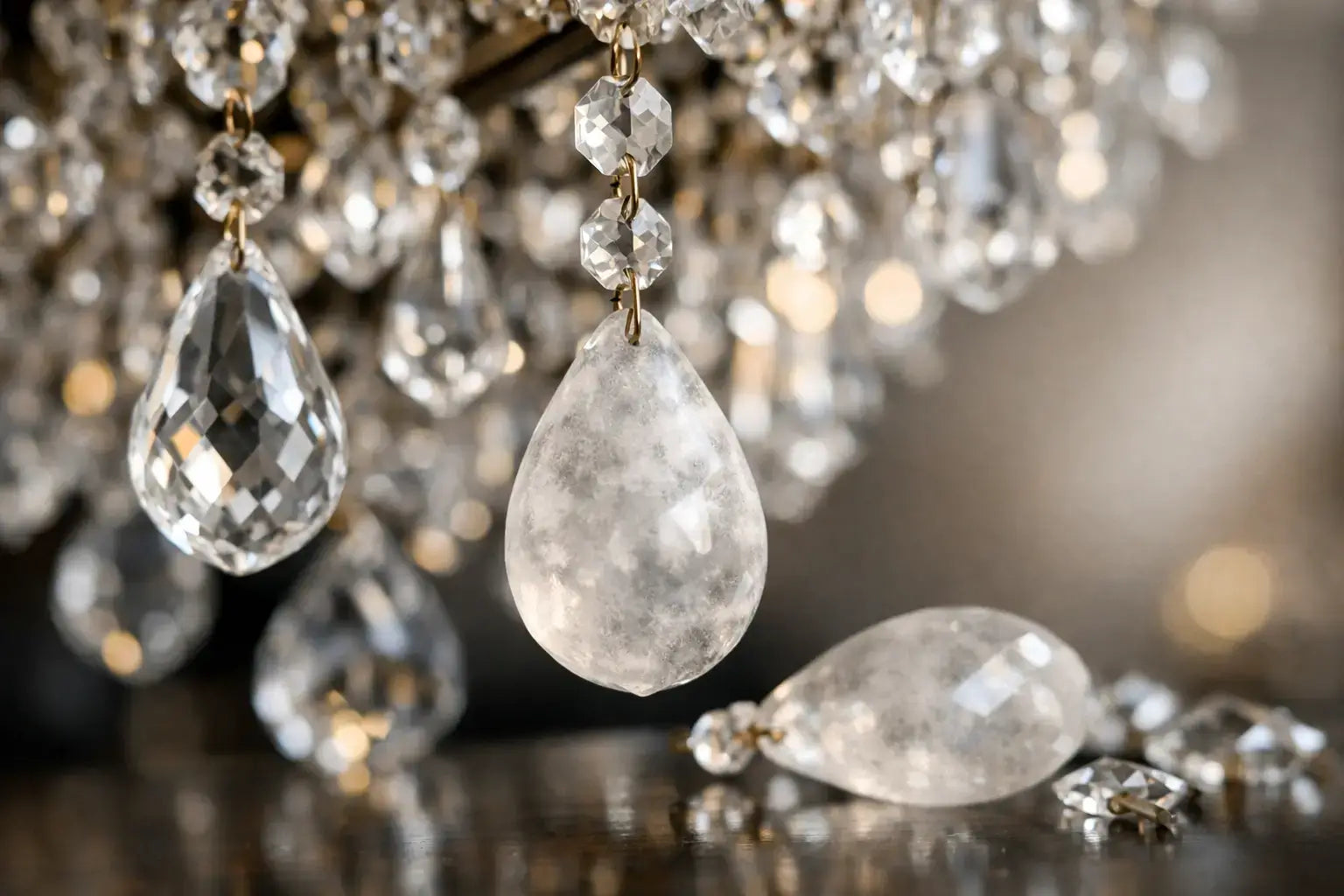 Why Chandelier Crystals Look Cloudy