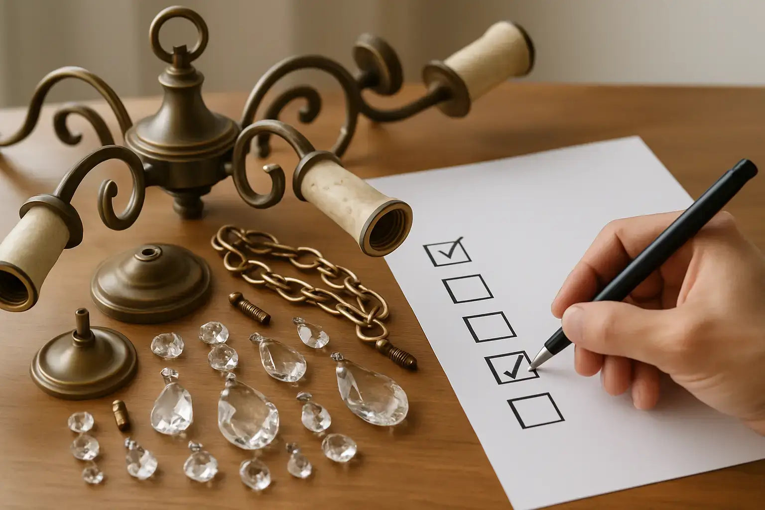 Chandelier Parts Checklist That Prevents Mistakes