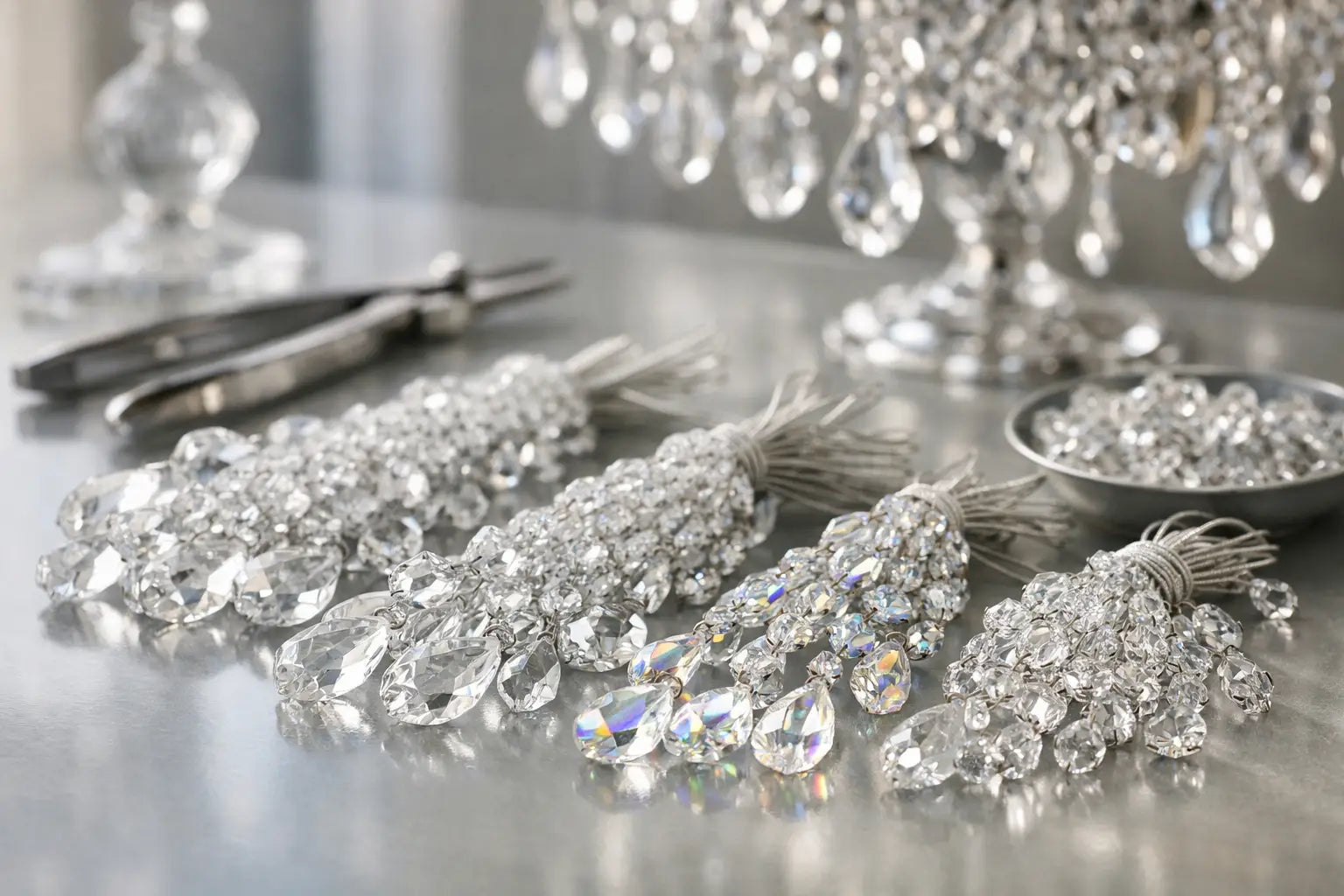 Chandelier Replacement Crystal Strand Sets