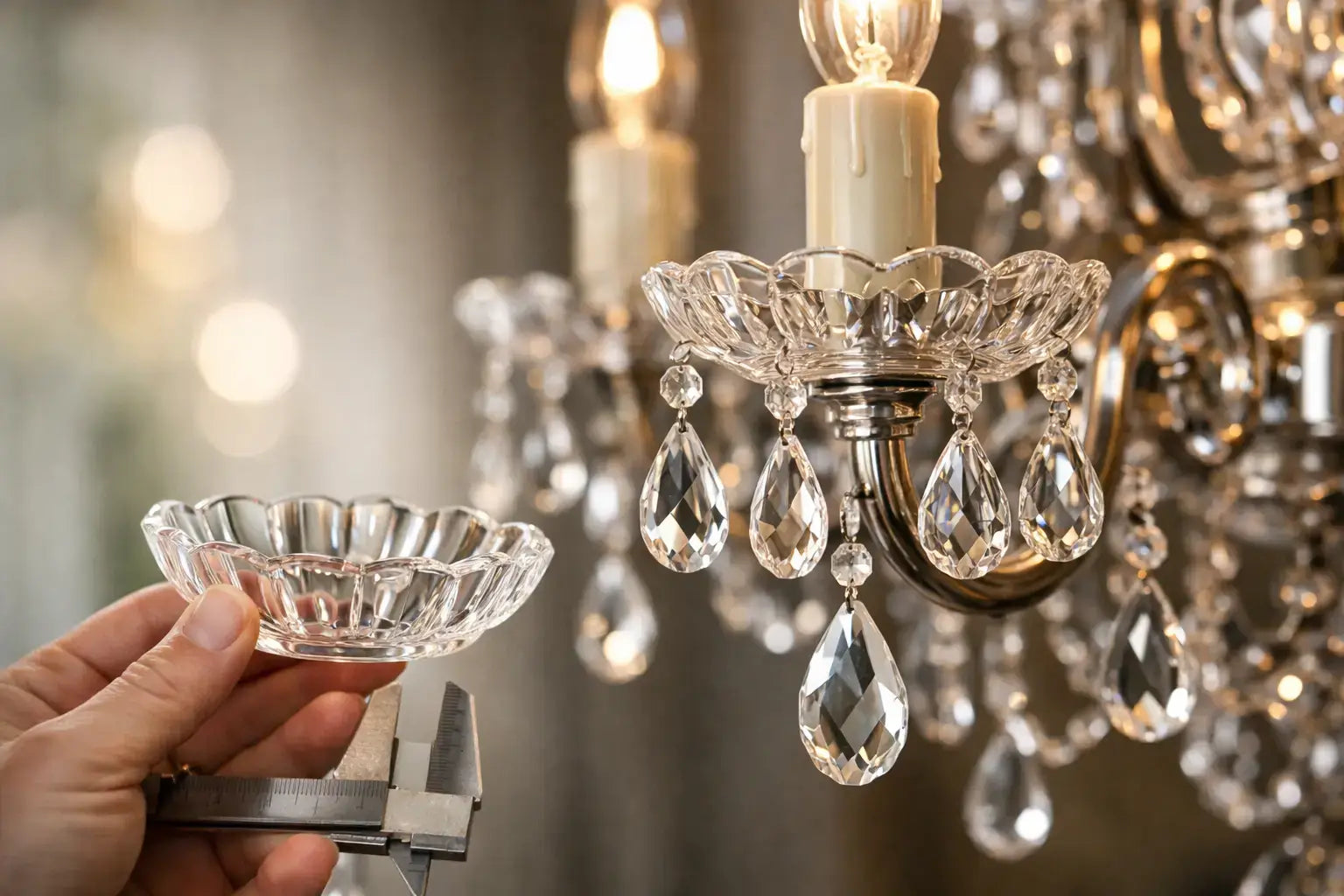 How to Size a Chandelier Bobeche