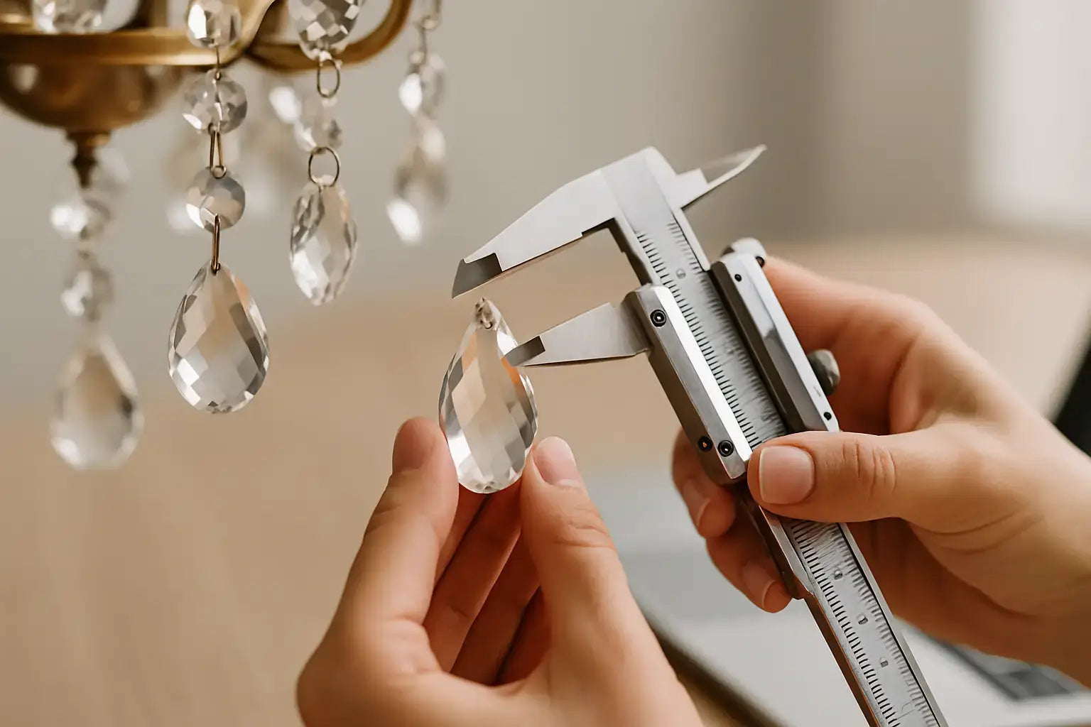 Measure Chandelier Crystals Without Guesswork