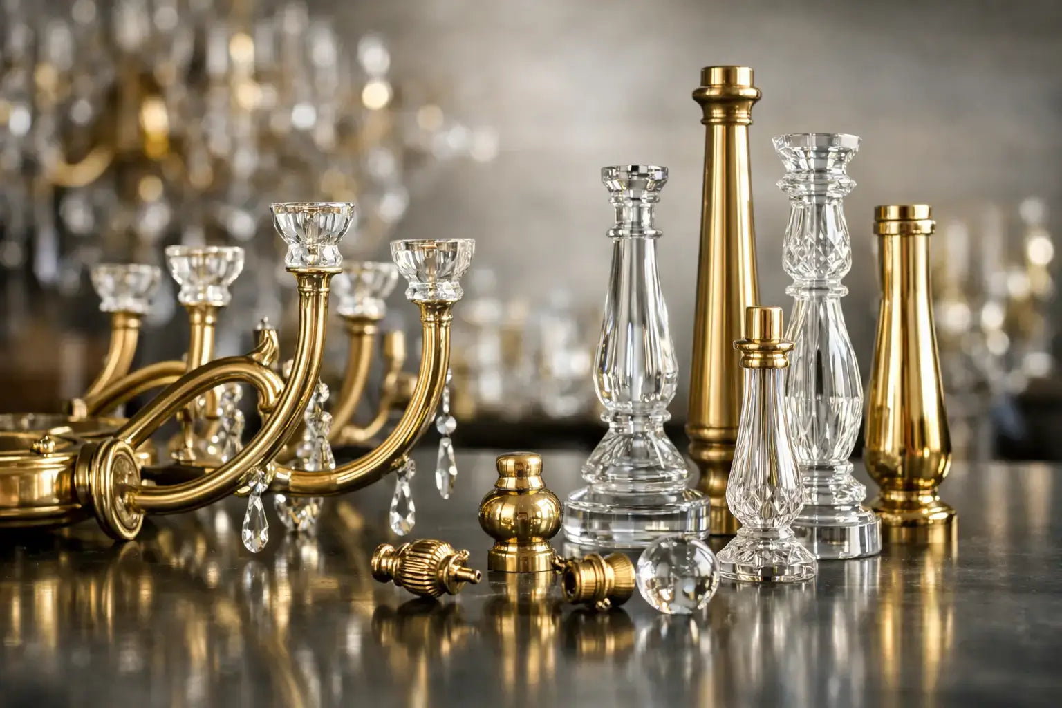 Chandelier Arms and Columns Parts That Fit