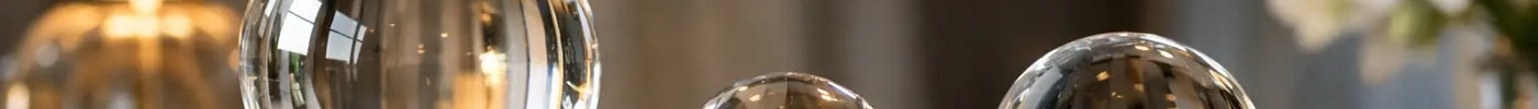 Crystal Balls for Elegant Light and Décor