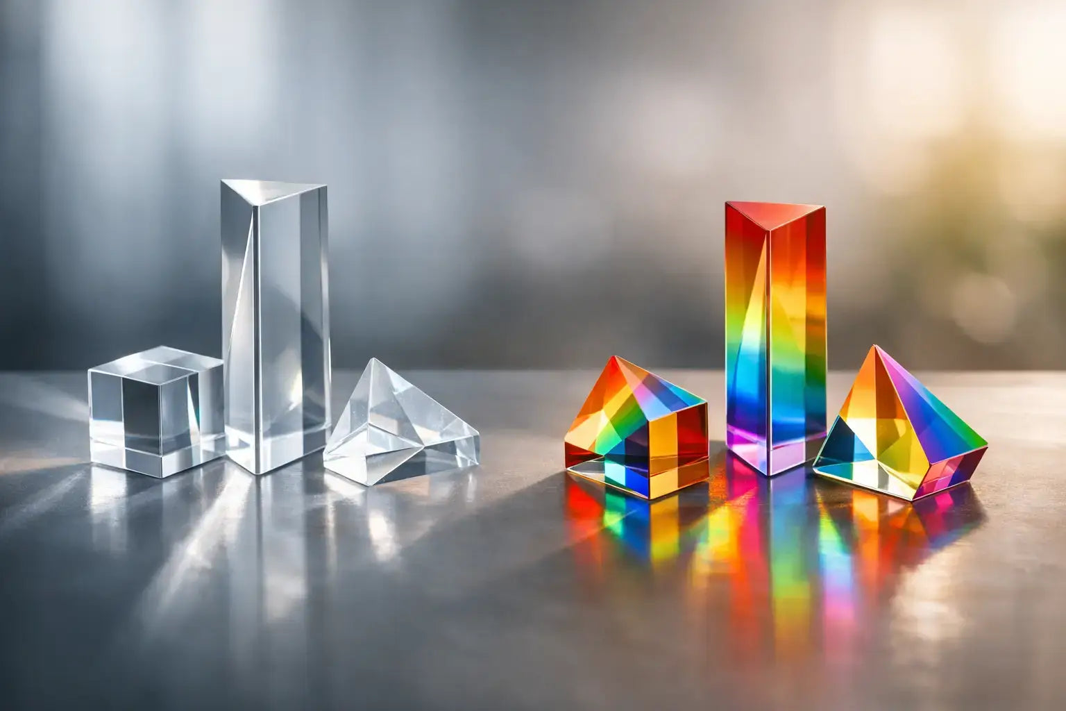 Clear Prisms or Color Prisms?