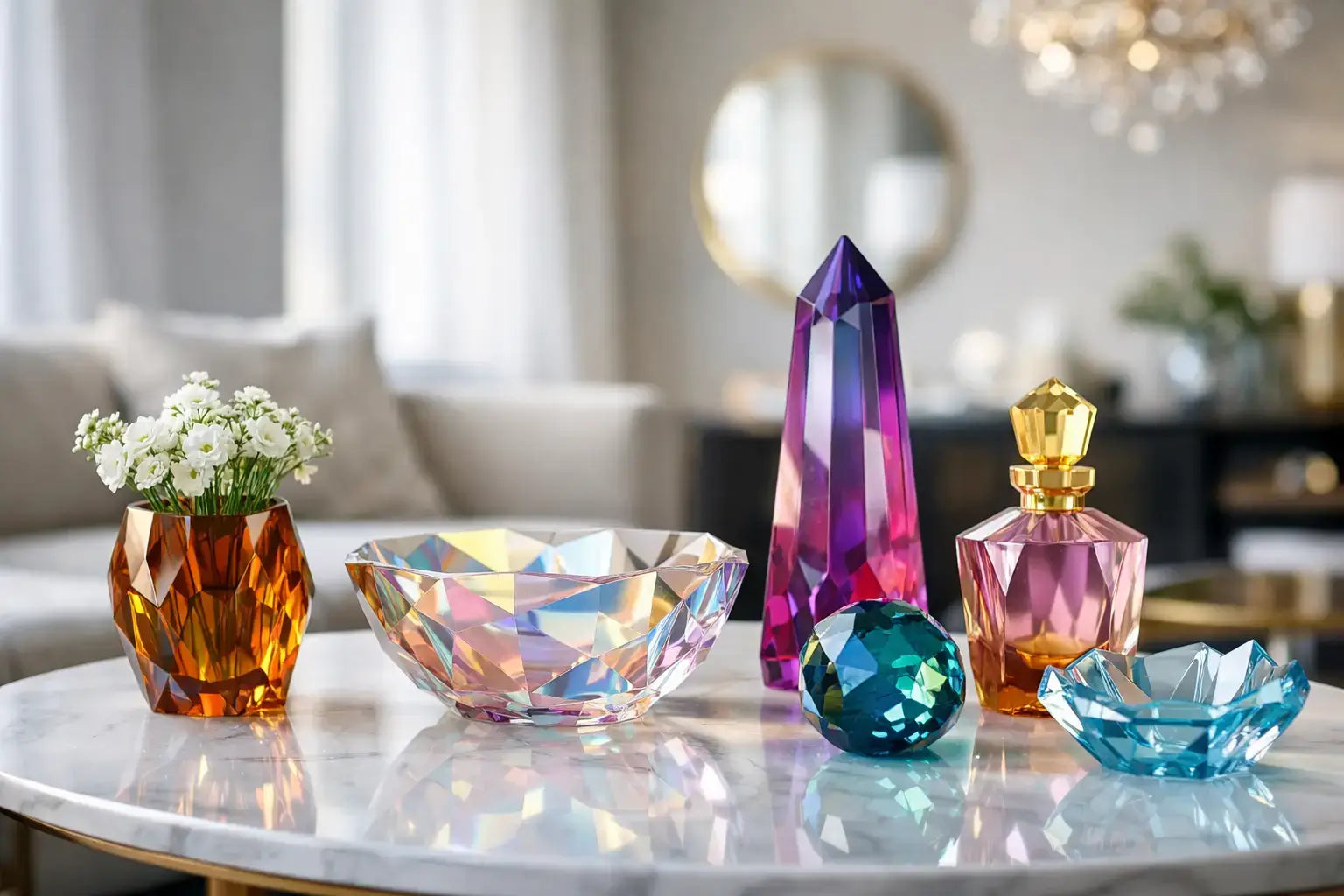 Colored Crystal Decor Trends for 2026