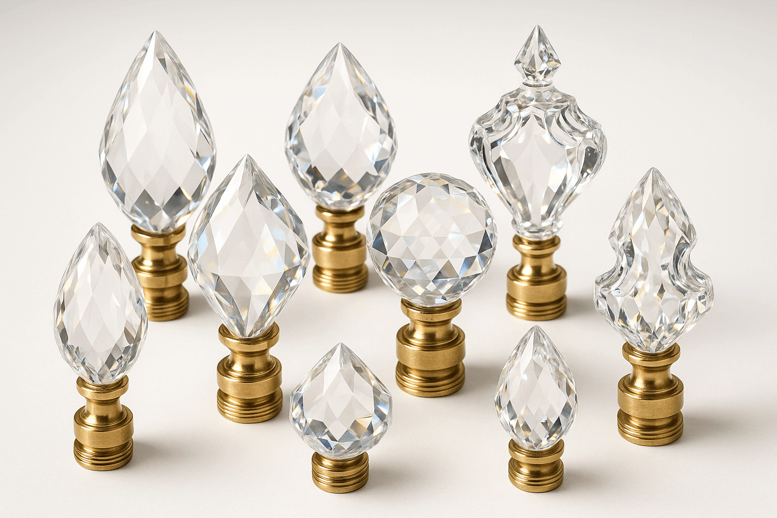 Upgrade Your lamp with the Most Luxurious Crystal Lamp Finials