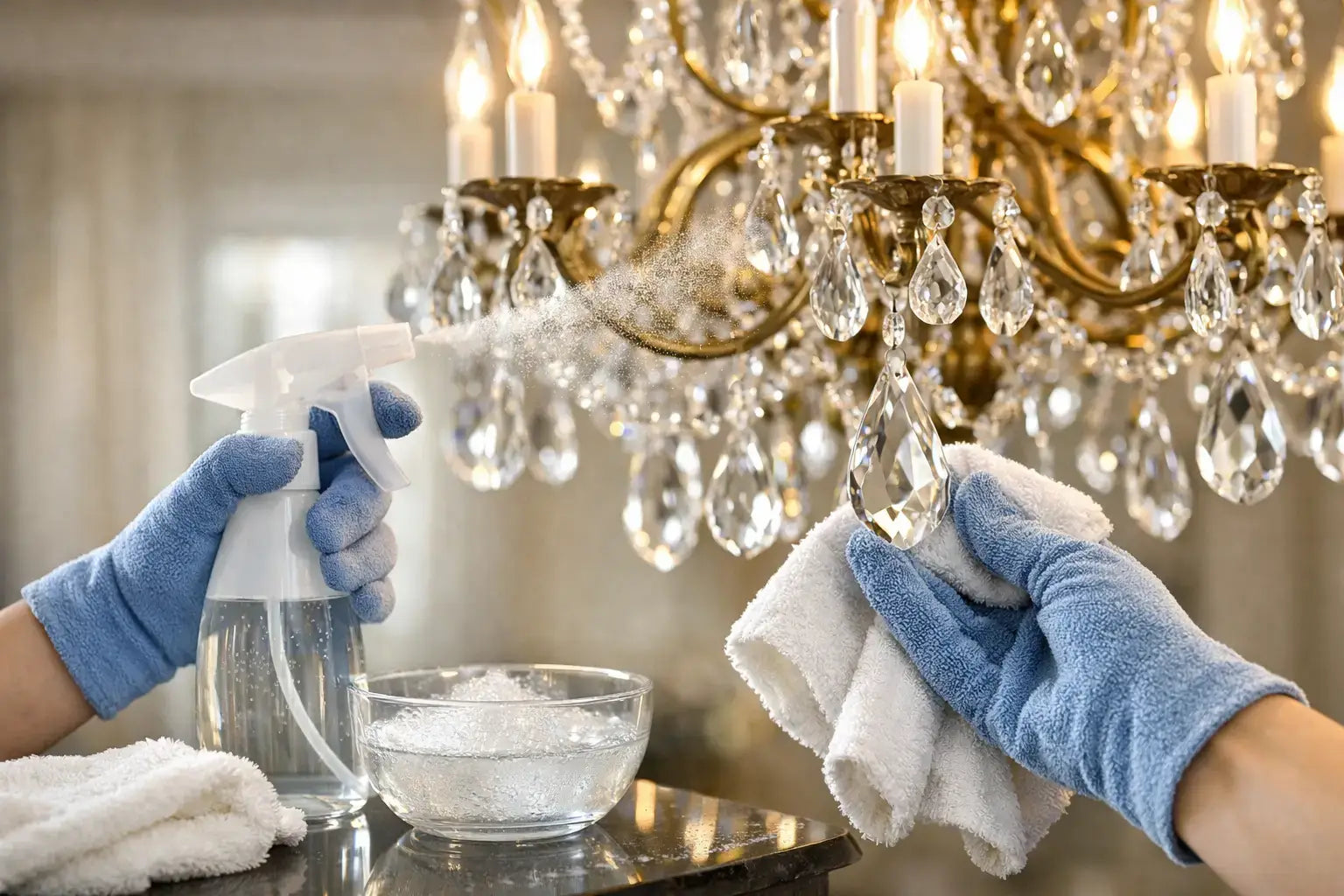 Best Chandelier Cleaner for Crystal