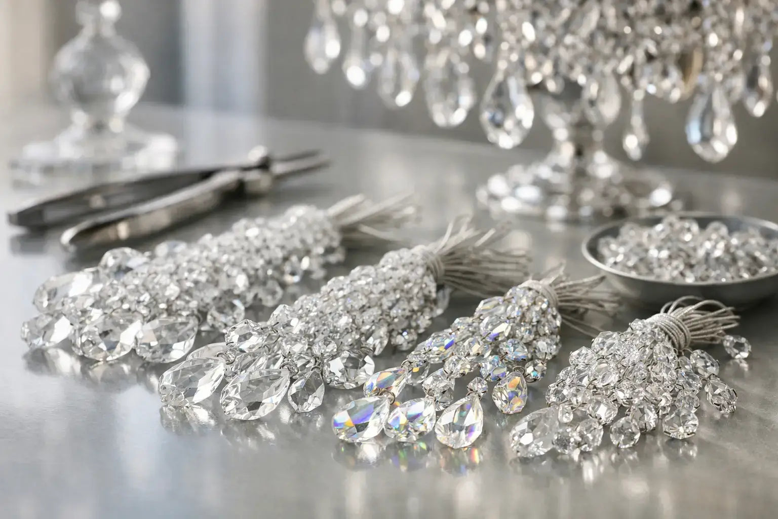 Chandelier Replacement Crystal Strand Sets