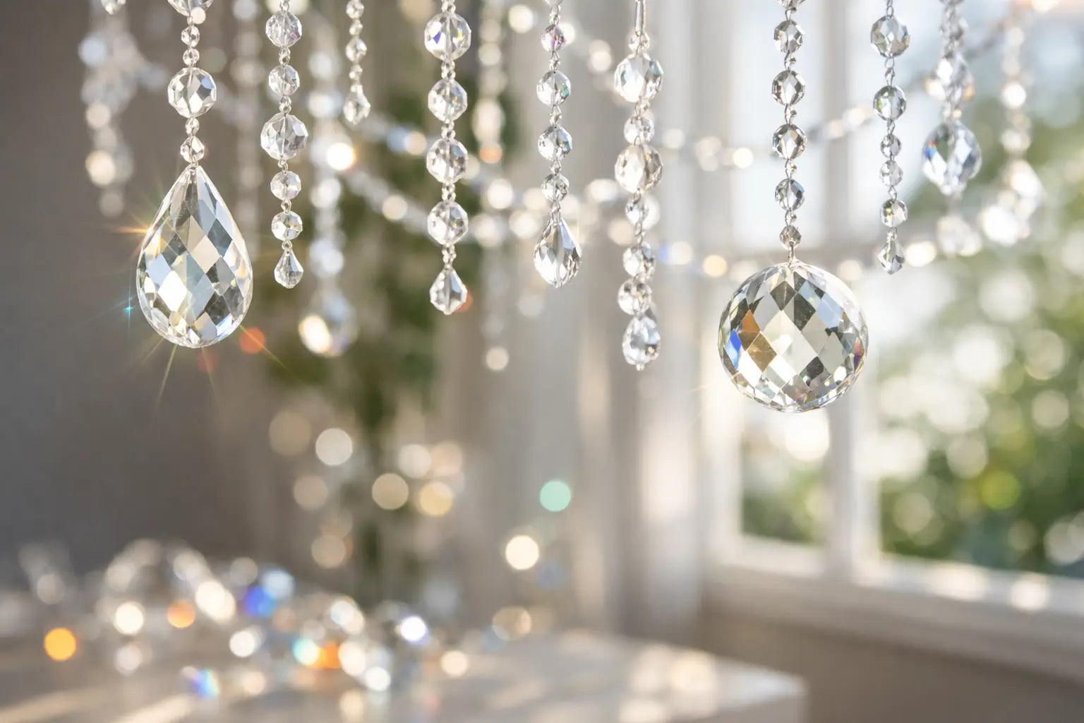 Crystal Garlands for Light, Color, and Sparkle