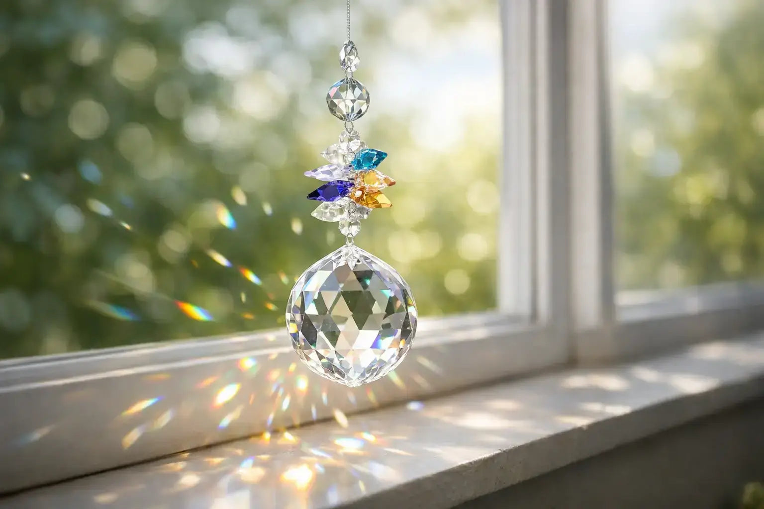 Crystal Suncatcher Prism for Window Guide
