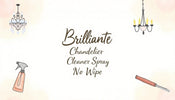 Brilliante Crystal Chandelier Cleaner Spray No Wipe