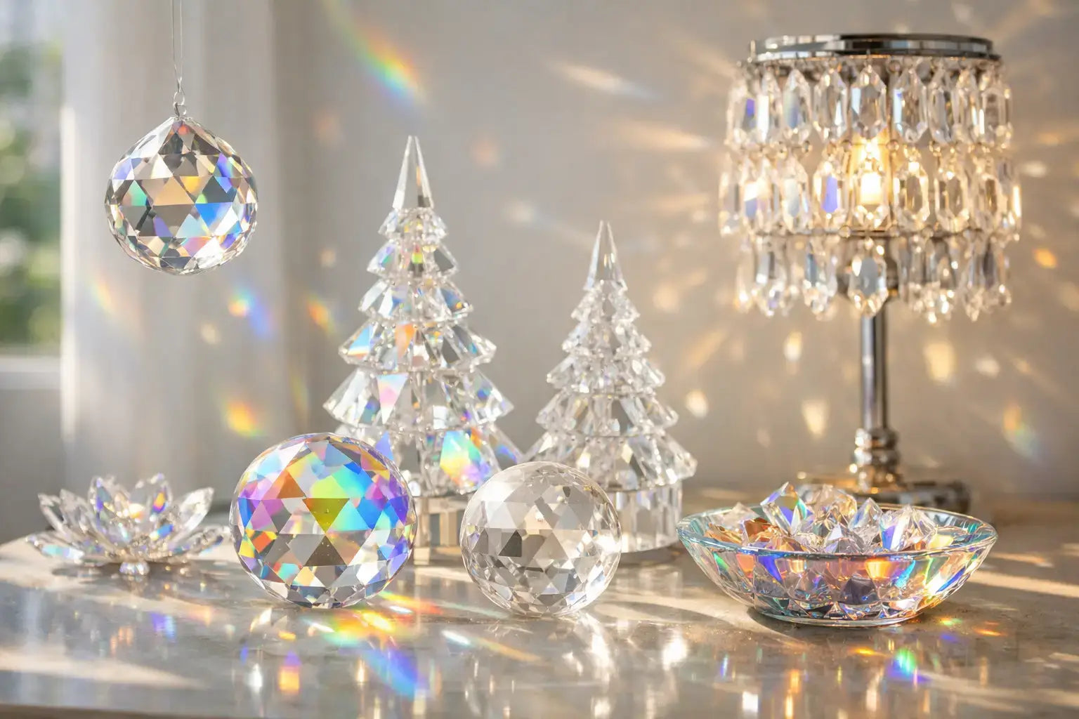 Rainbow Crystal Ideas for Light and Décor