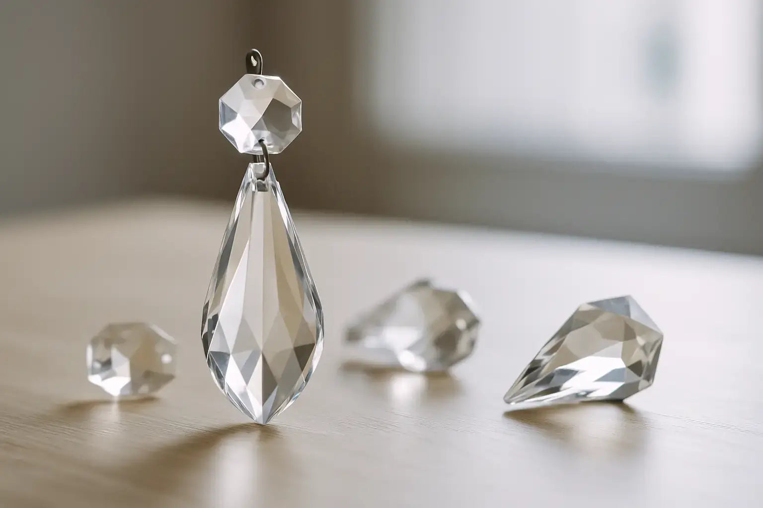 Clear Crystal Prisms for Chandeliers: Buy Right
