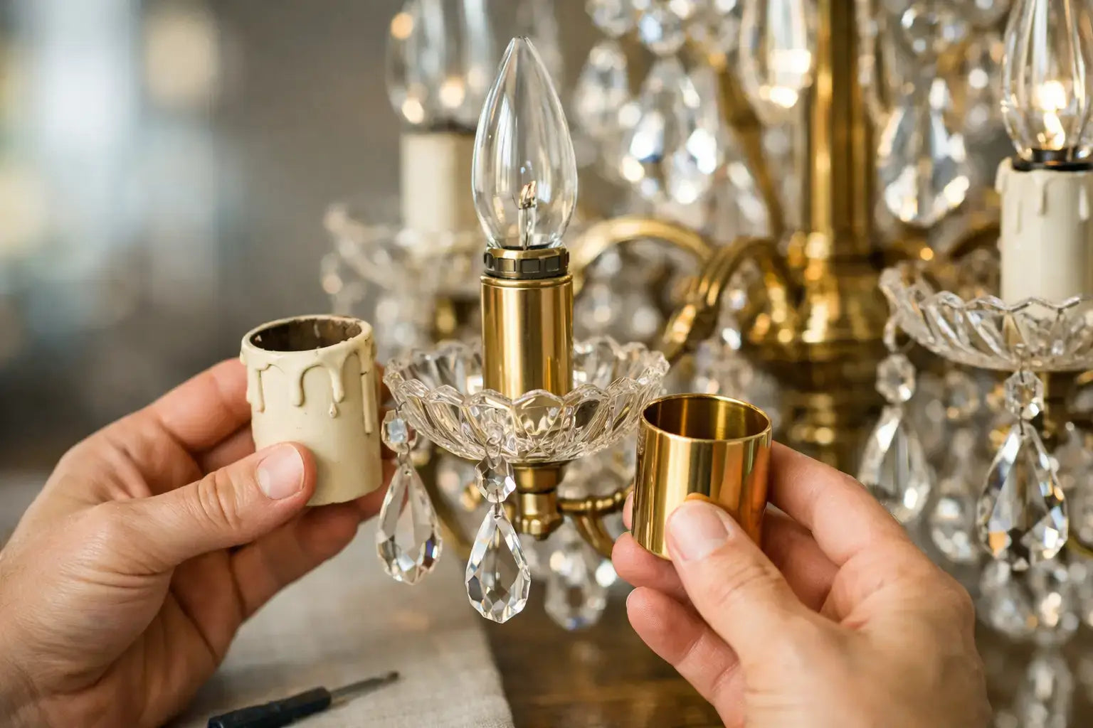 Guide to Replacing Chandelier Candle Cups