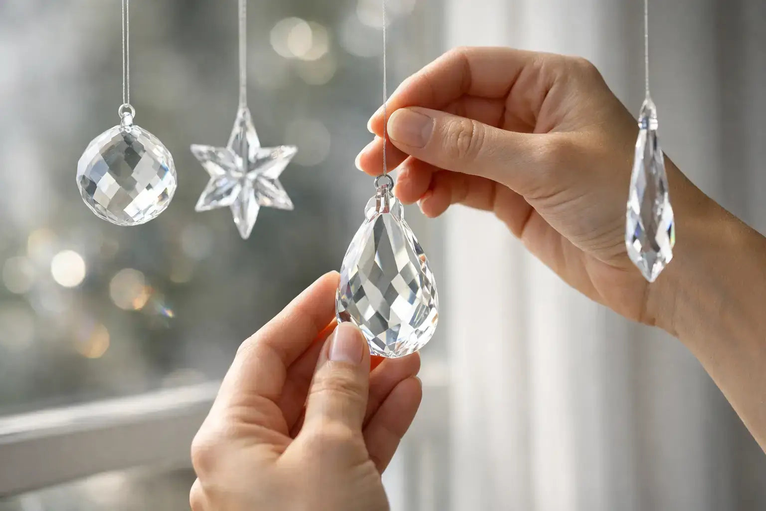 How to Hang Crystal Ornaments With Lasting Sparkle