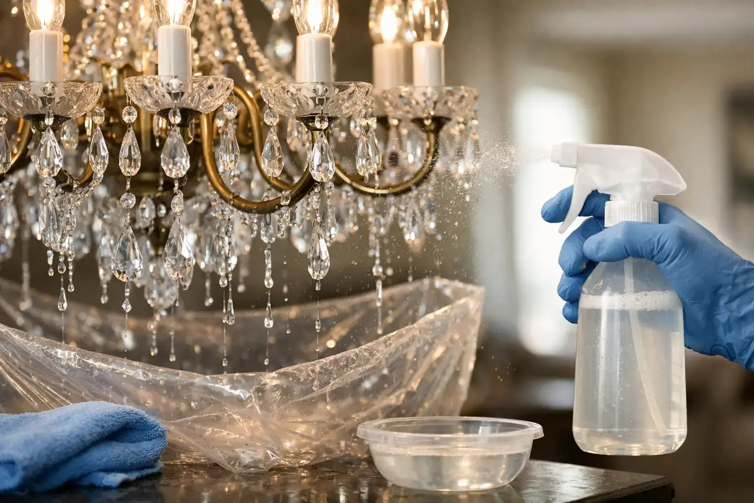 Drip Dry Chandelier Cleaning Solution Guide