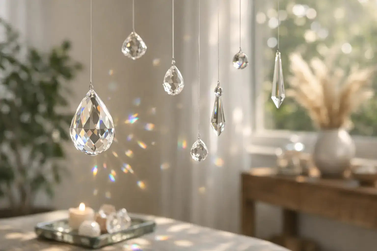 Decorating With Hanging Prisms at Home