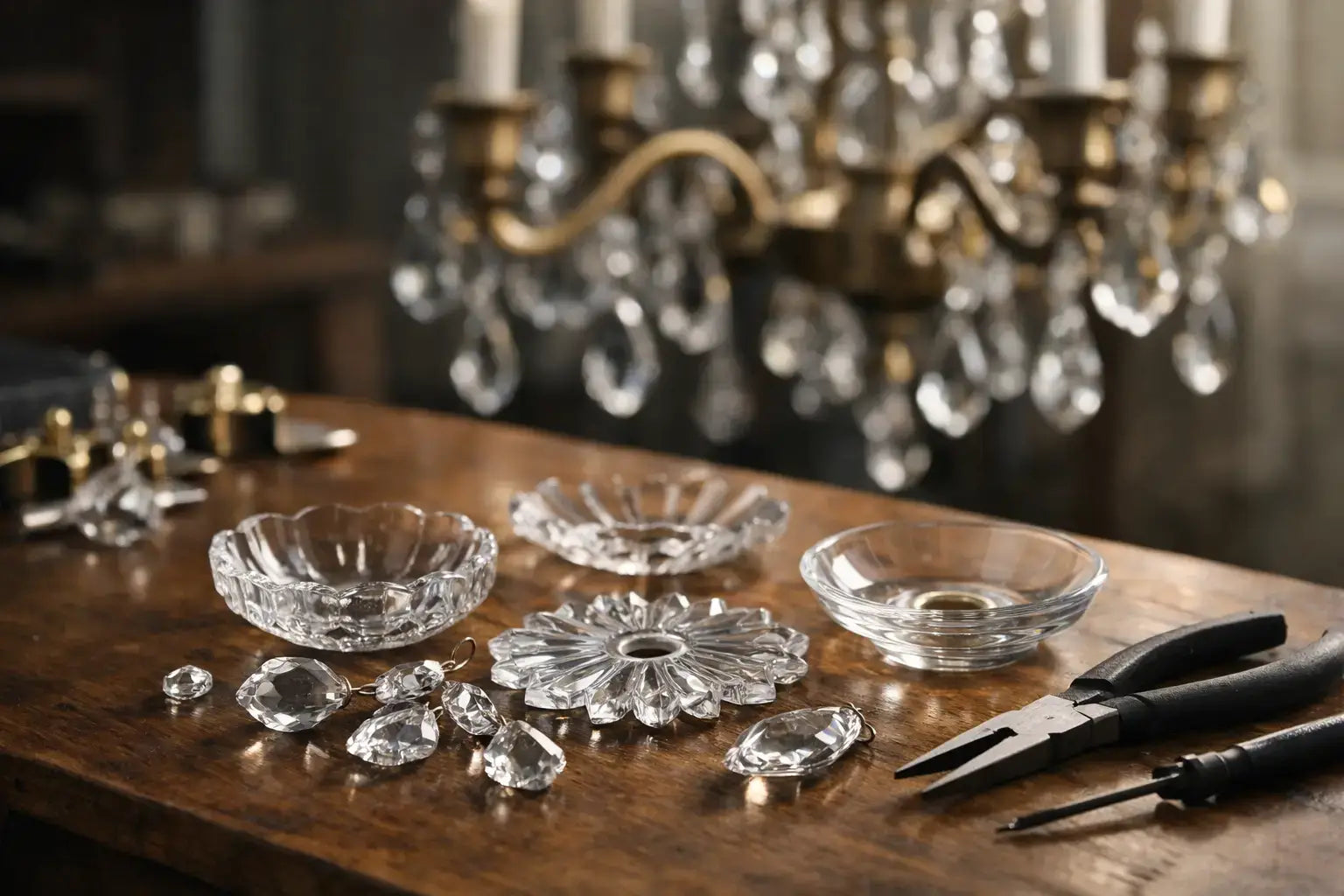 Choosing Bobeches for Chandelier Repair