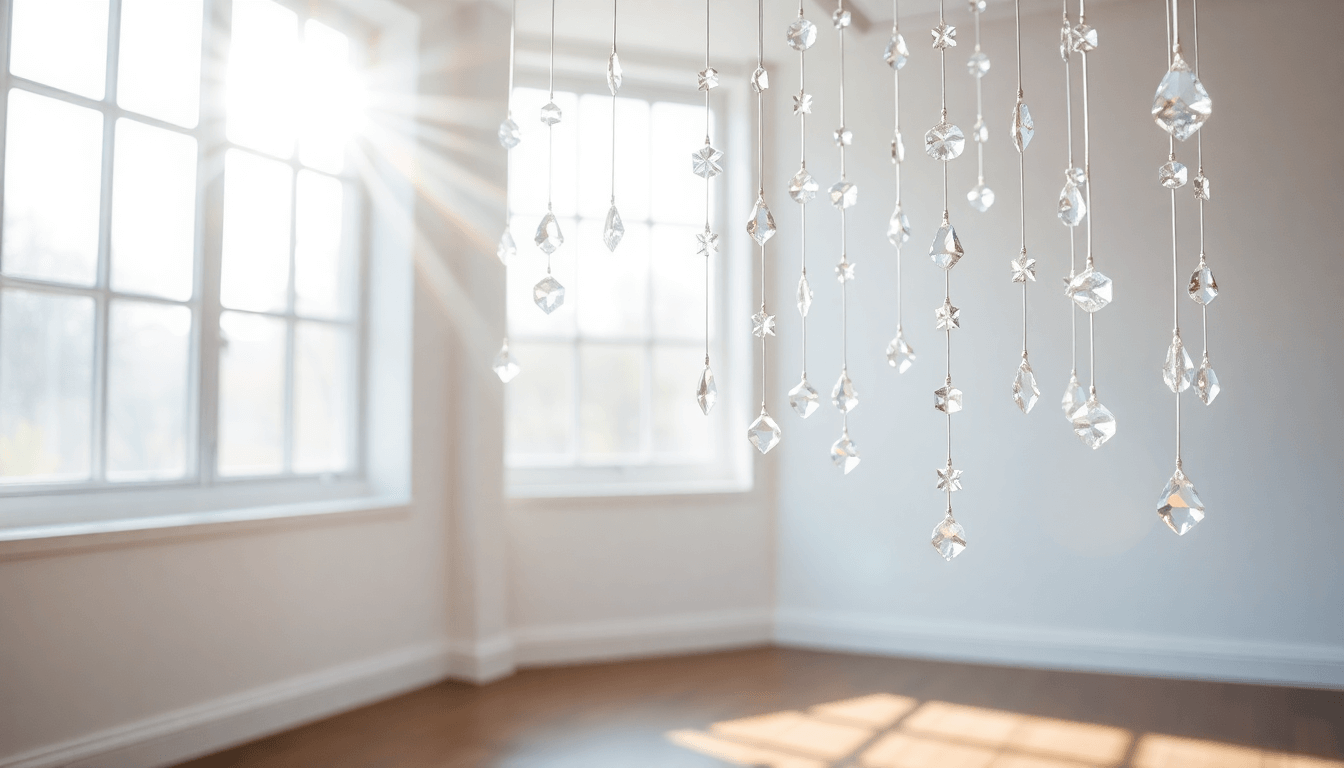power of hanging crystals