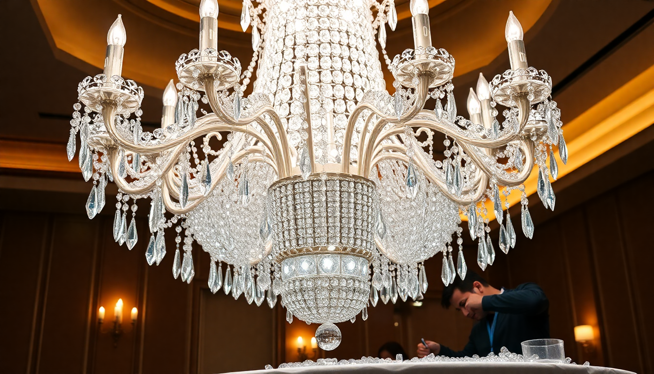 crystal chandelier by CrystalPlace