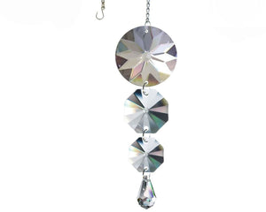 Clear crystal suncatcher by Crystalplace.com 