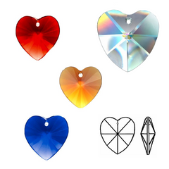 Crystal Heart Prisms