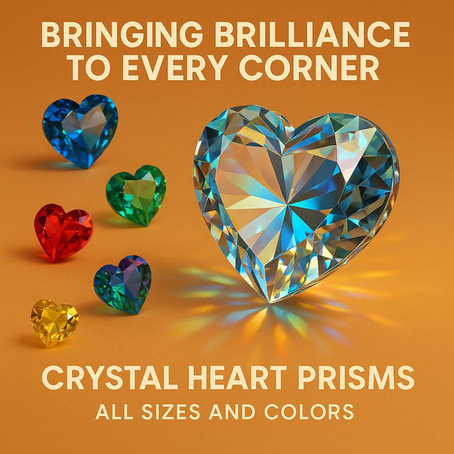 crystal heart prisms