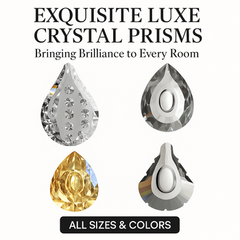 hanging crystals luxe crystal prisms