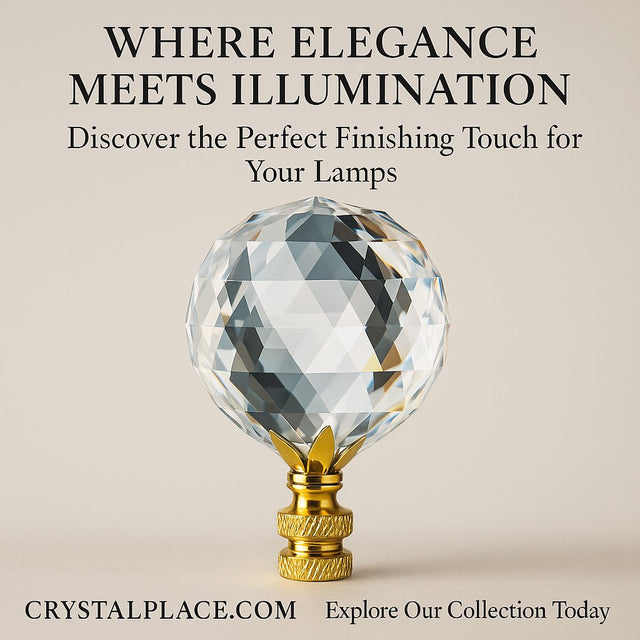 Crystal Lamp Finials