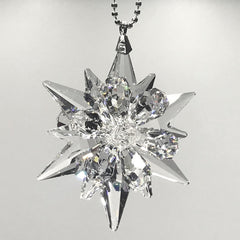 Clear Starflower Crystal ornament by CrystalPlace.com