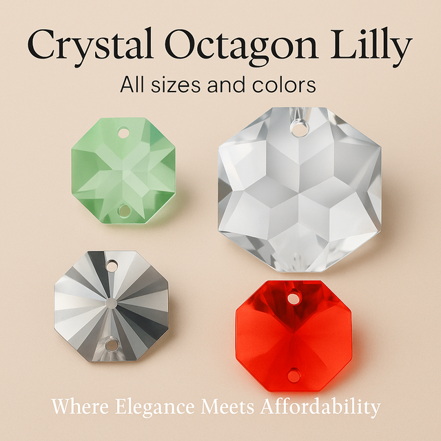 crystal octagon lily by crystalplace.com