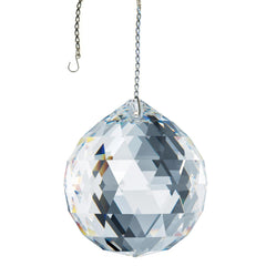 Large crystal faceted ball