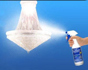 Crystal chandelier cleaner