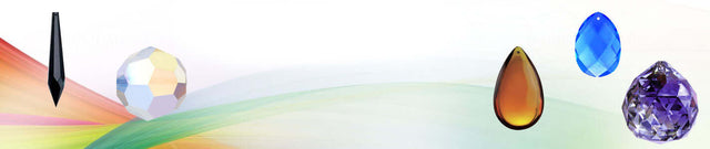 Colored Crystal prisms by CrystalPlace 