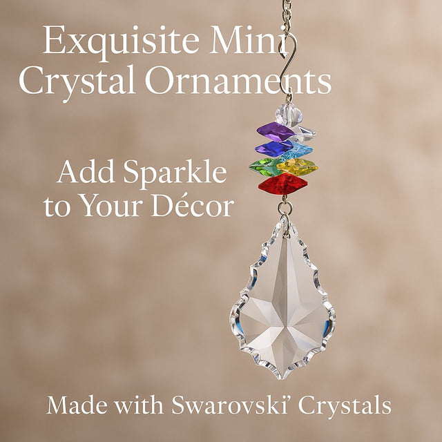mini Swarovski crystal ornament